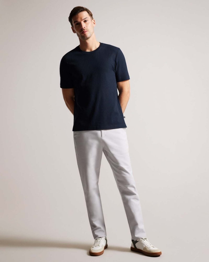 Ted Baker RAKES SS Regular Fit Tshirt Albi | 209KZWTIO