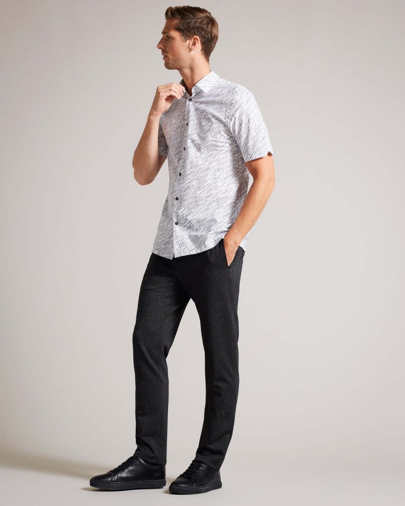 Ted Baker SCHOLES Slim Fit Stretch Trouser Bleumarin | 897OJIGPT