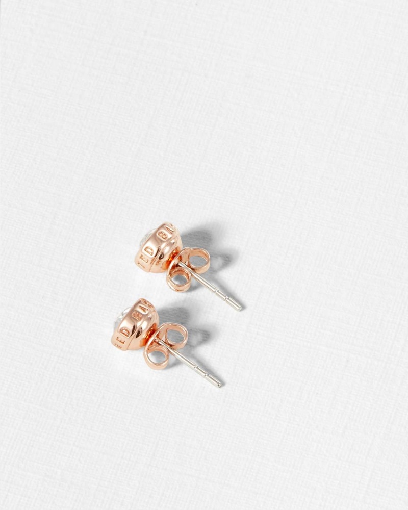 Ted Baker SINAA Crystal Stud Earring Clear | 572FWDIHU