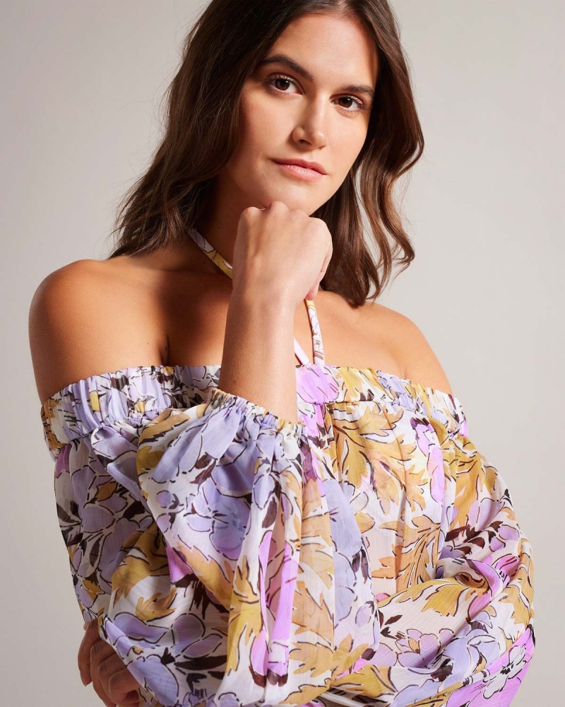 Ted Baker SIYONA Off The Shoulder Cover Up Albi | 302XQVZFU