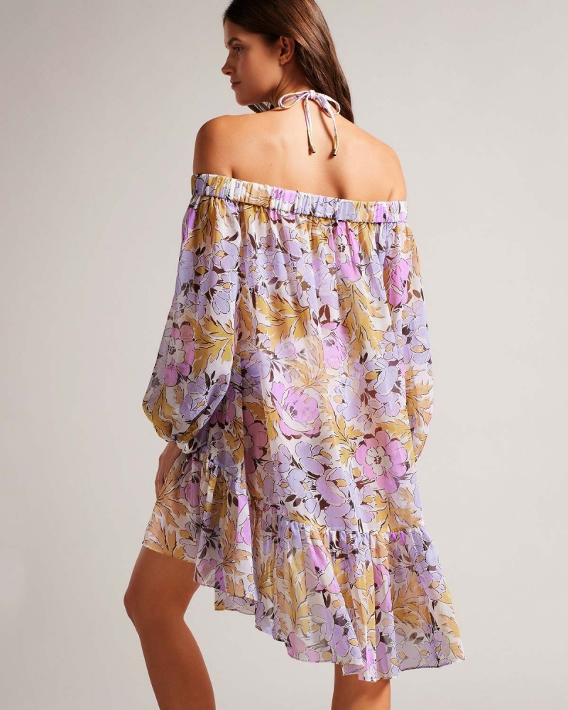 Ted Baker SIYONA Off The Shoulder Cover Up Albi | 302XQVZFU