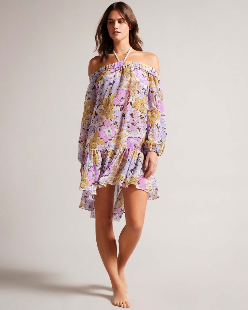 Ted Baker SIYONA Off The Shoulder Cover Up Albi | 302XQVZFU