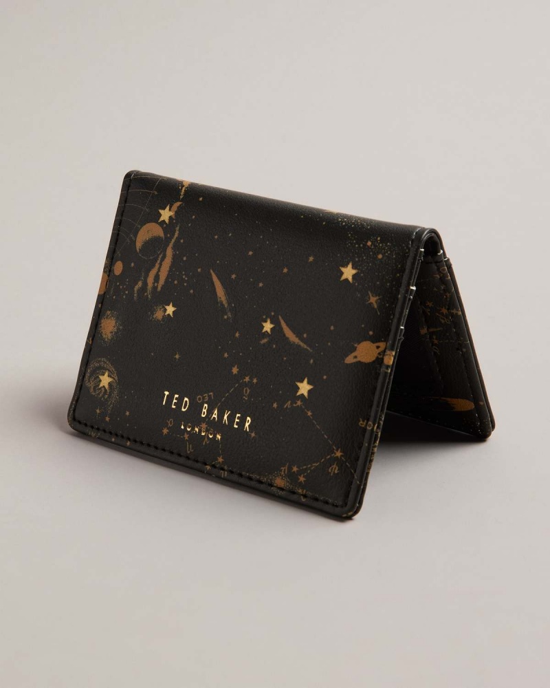 Ted Baker STARRRY Star Keyring and Card Holder Gift Set Negrii | 578UNLQYP