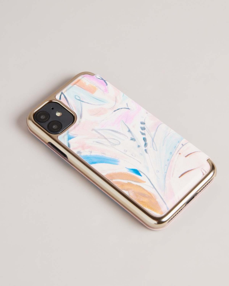 Ted Baker Salip Art Print Iphone 11 Mirror Case Roz | 450YKFPSL