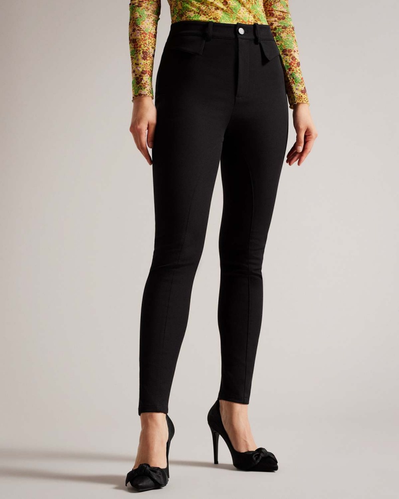 Ted Baker TESIA Panelled Leggings Natural | 196DGJSFW