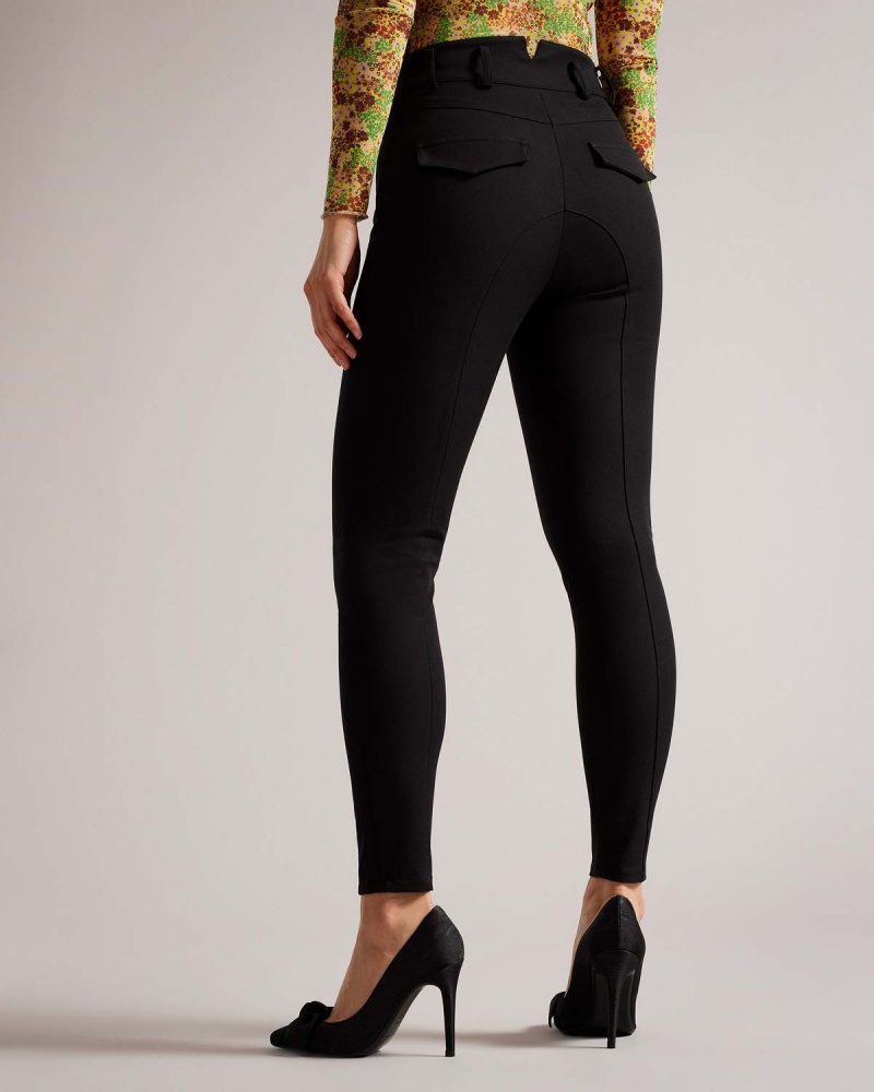 Ted Baker TESIA Panelled Leggings Natural | 196DGJSFW