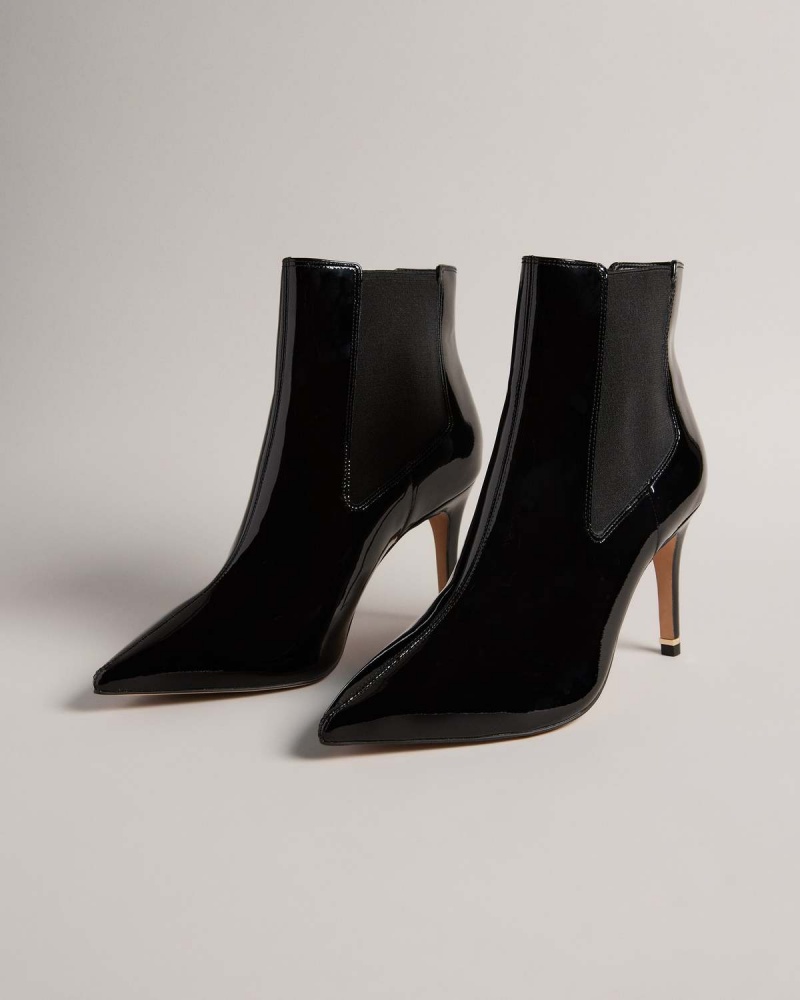 Ted Baker YIMMONA Chelsea 85mm Stiletto Heel Boot Negrii | 914MCENOR